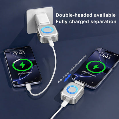 USB-C Auto Eject Charging Adapter | محول شحن USB-C بفصل تلقائي ذكي
