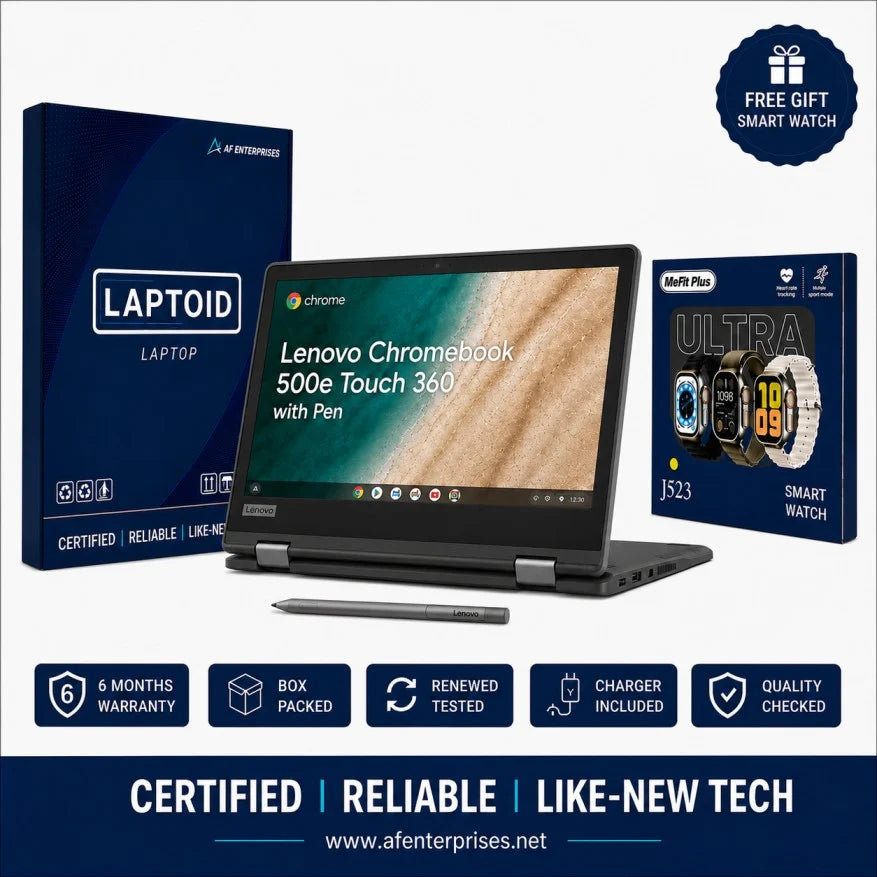 Lenovo 100e X360 Touch Chromebook | 4GB RAM | 32GB SSD